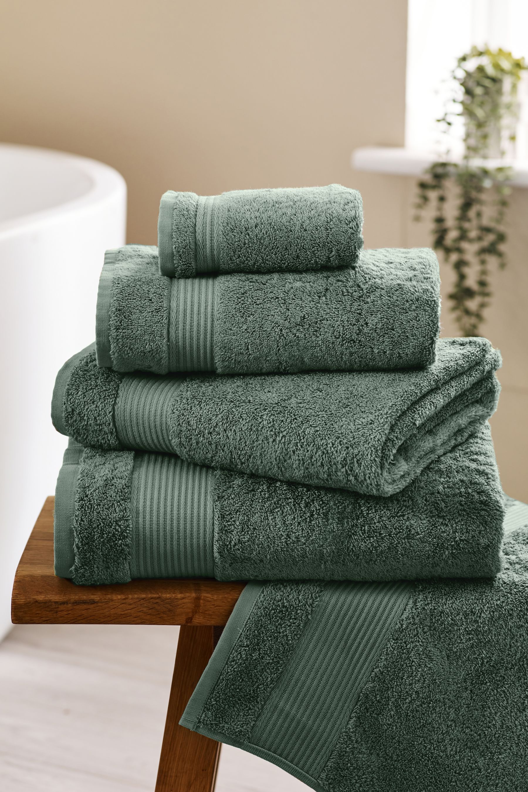 Forest green towels outlet