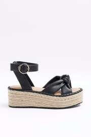 River Island Black Espadrille Sandals - Image 1 of 4