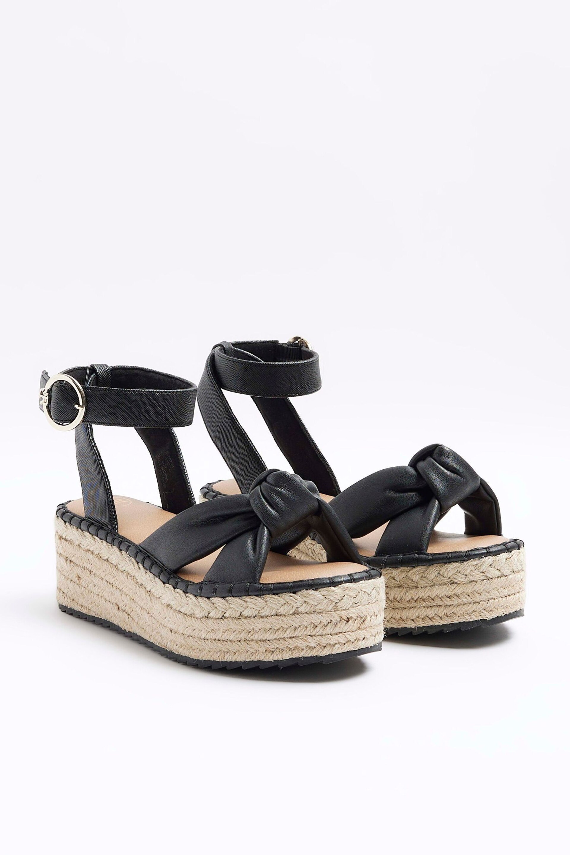 River Island Black Espadrille Sandals - Image 2 of 4