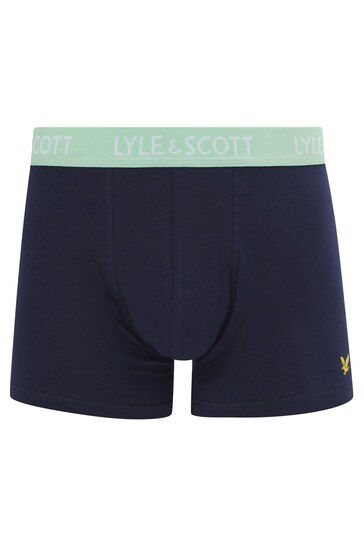 Lyle & Scott Blue Barclay Underwear Trunks 3 Pack