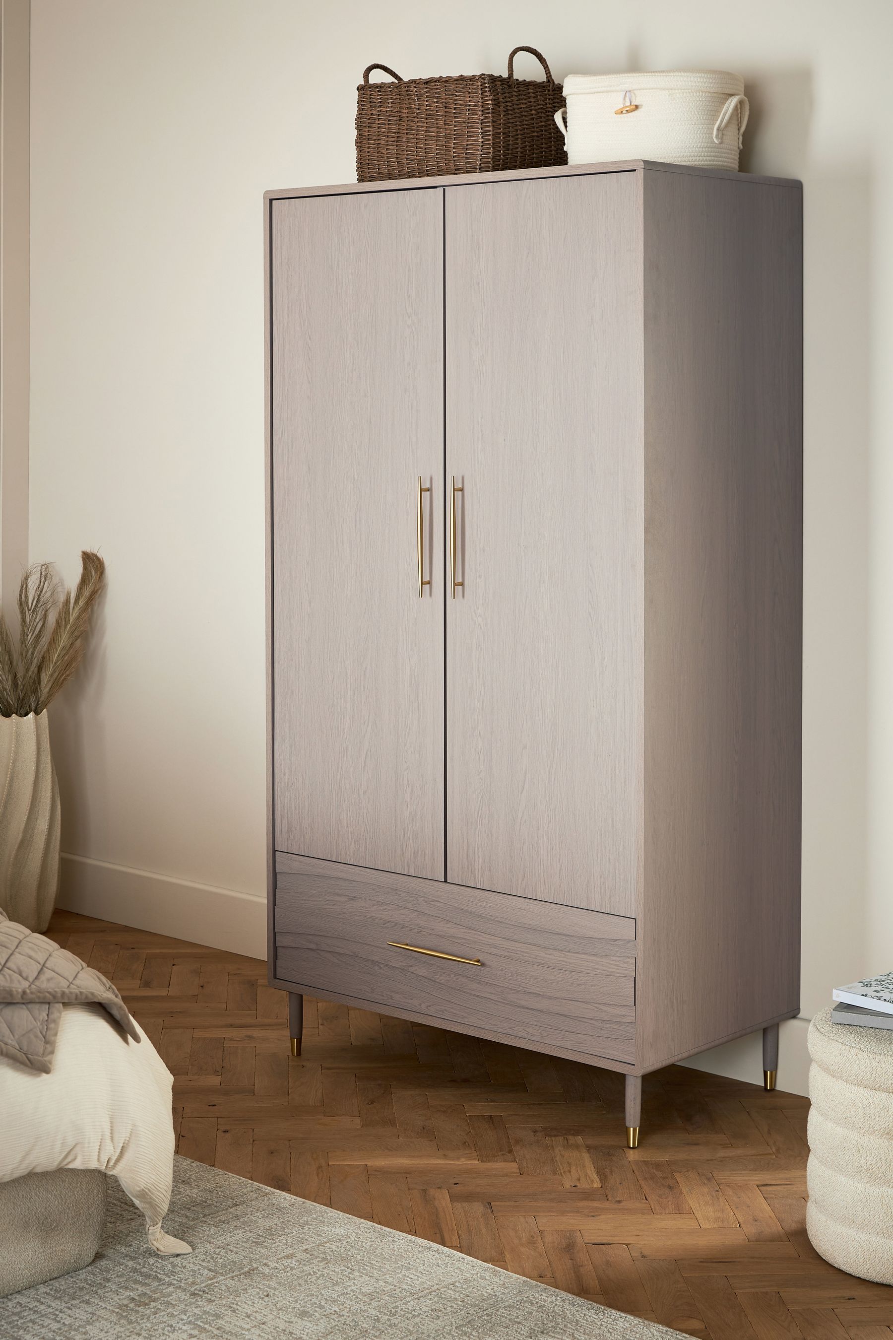 Grey wardrobe deals next
