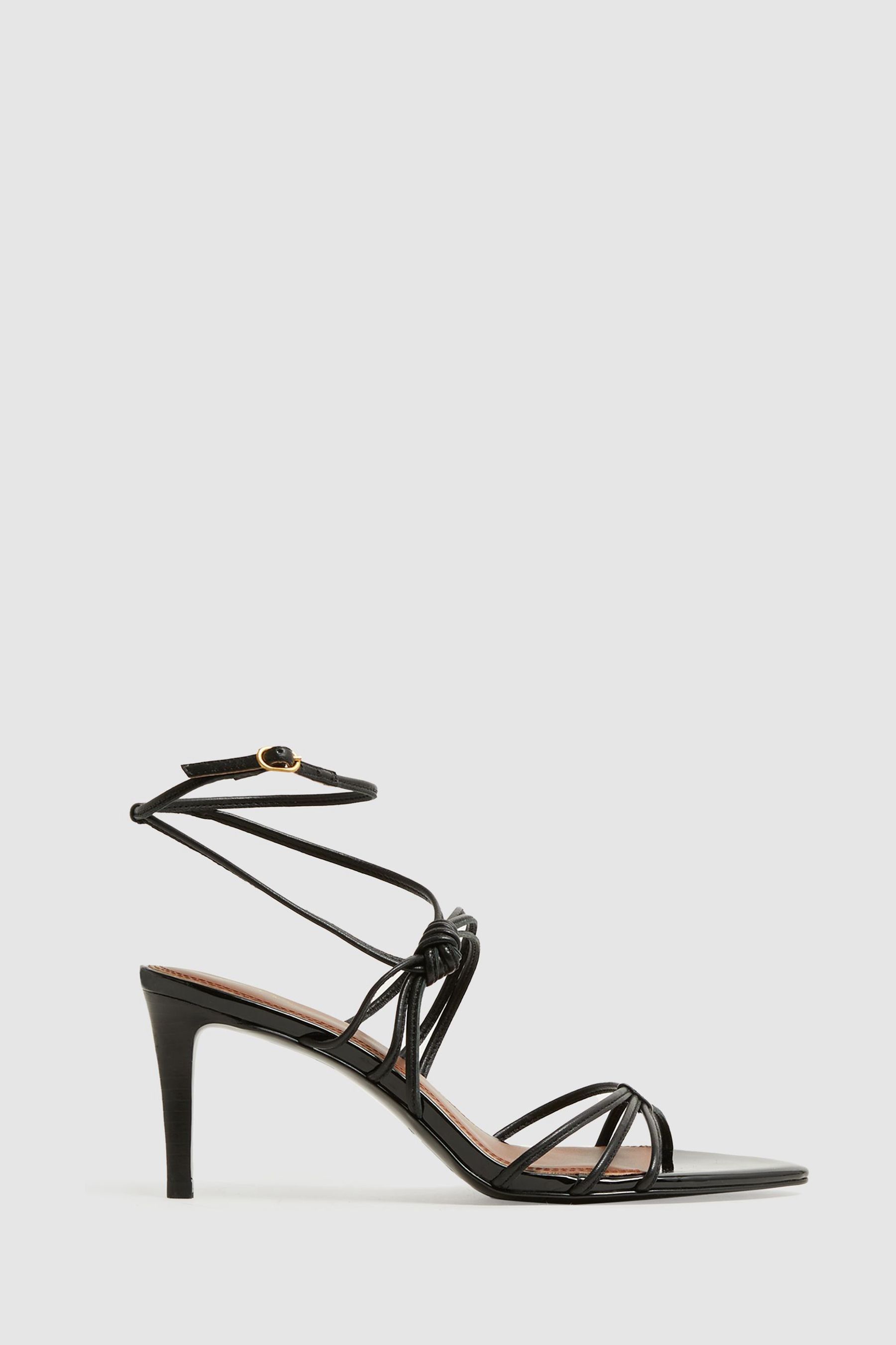 Next black strappy heels clearance