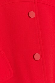 River Island Red Tailored Bomber Jacket - Image 6 of 6