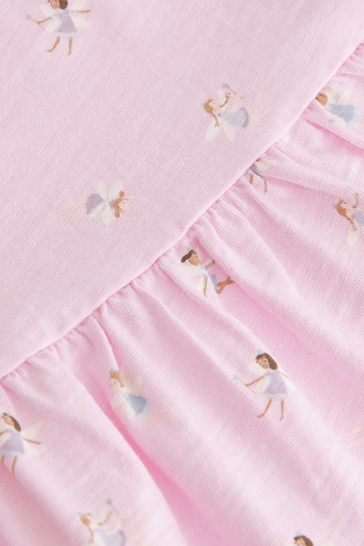 Pink Fairy Short Sleeve Empire Top (3mths-7yrs)