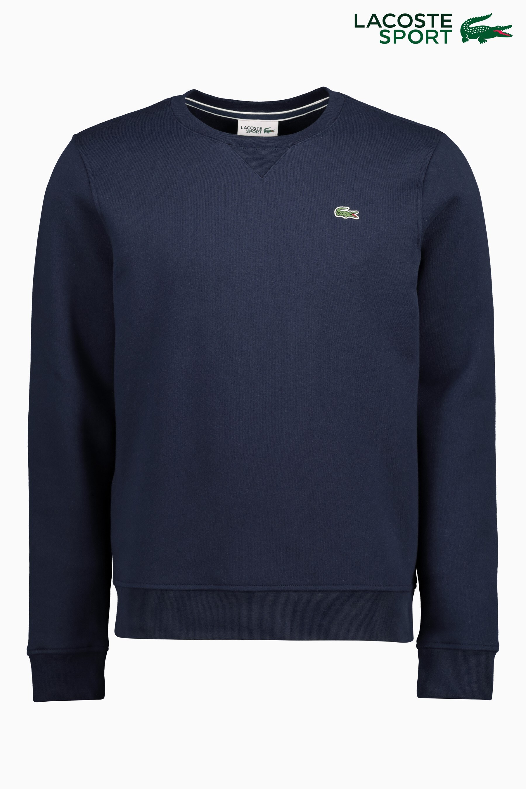 Lacoste sport crew neck sweatshirt grey best sale