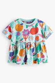 Blue Fruits 100% Cotton Short Sleeve Empire T-Shirt (3mths-7yrs) - Image 4 of 6