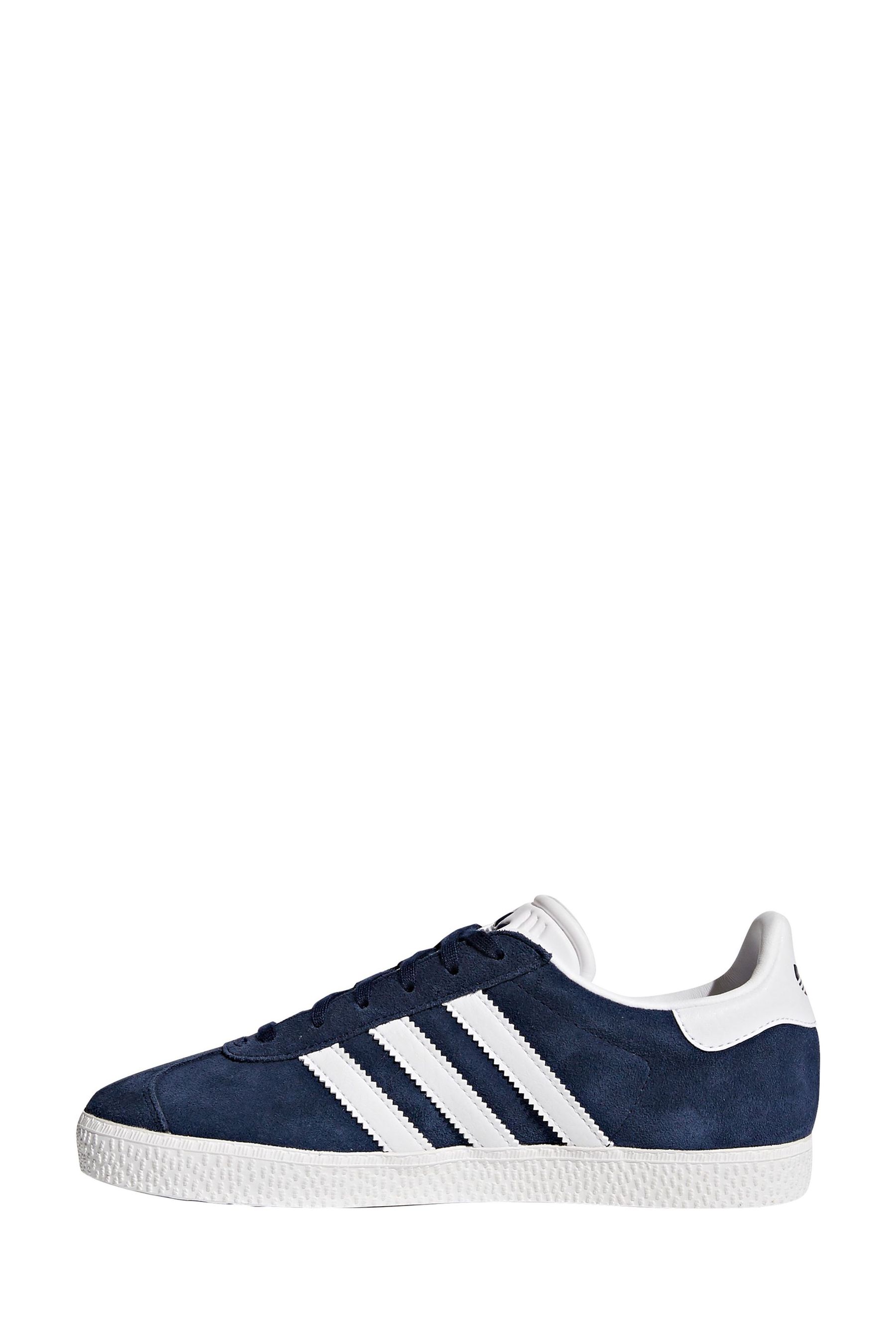 Buy adidas Originals Navy White Gazelle Trainers from Next Canada