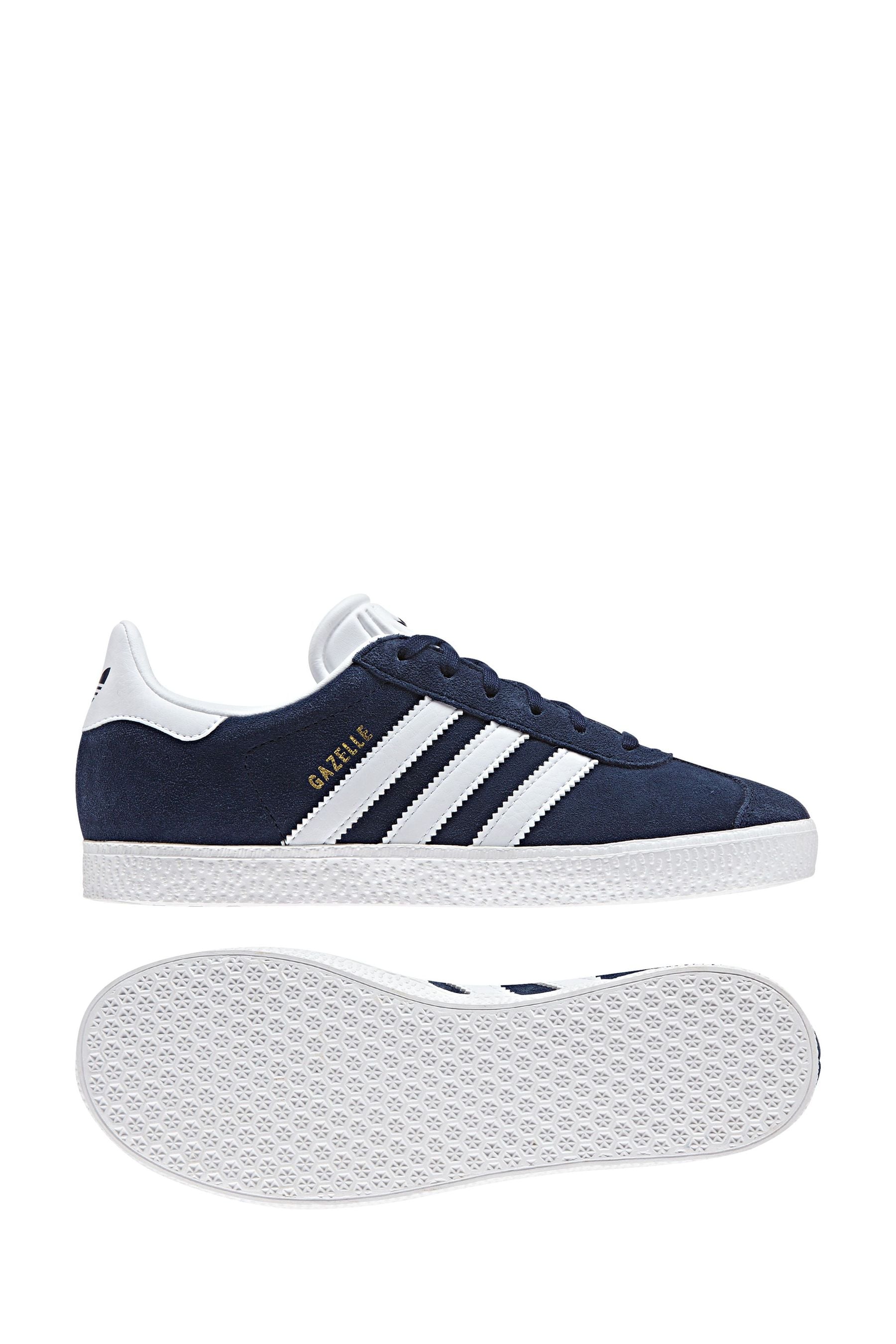 Adidas originals gazelle trainer collegiate navy / outlet white