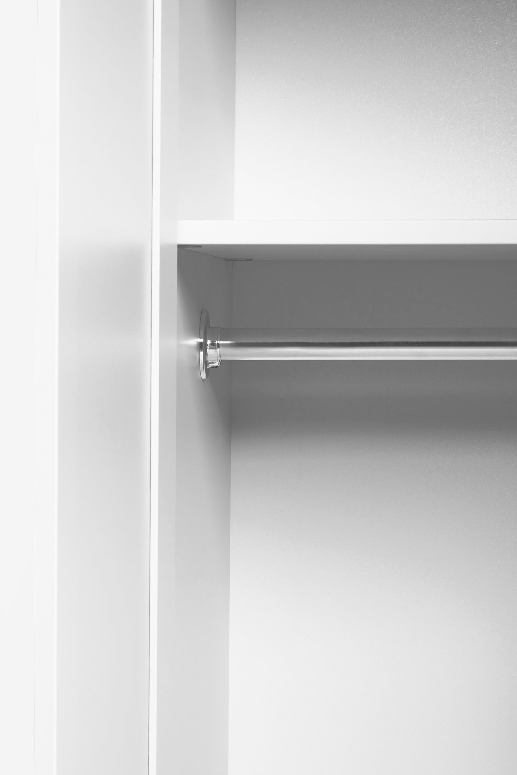 White Flynn Triple Wardrobe