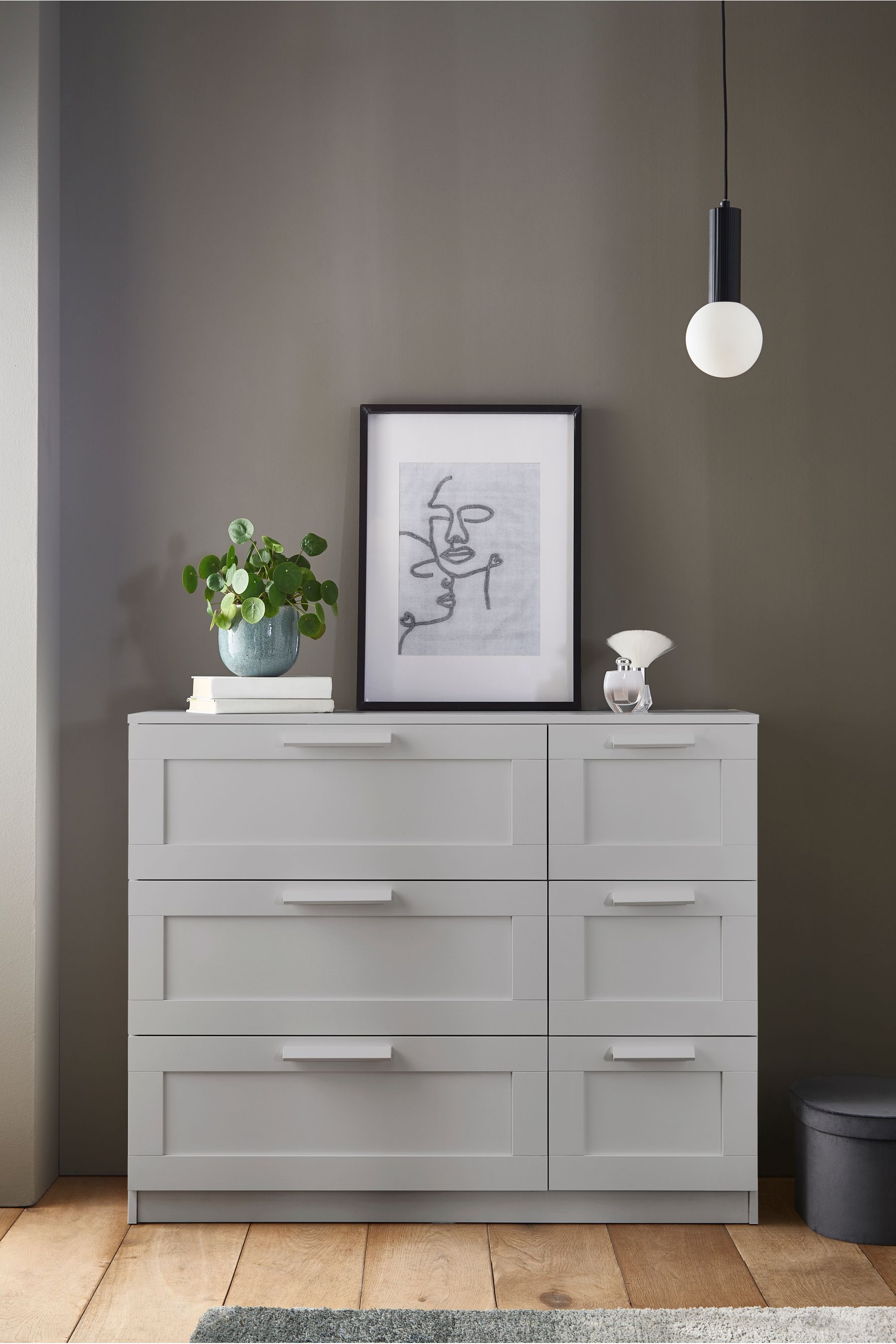 Buy Grey Flynn 6 Drawer Chest of Drawers from the Next UK online shop