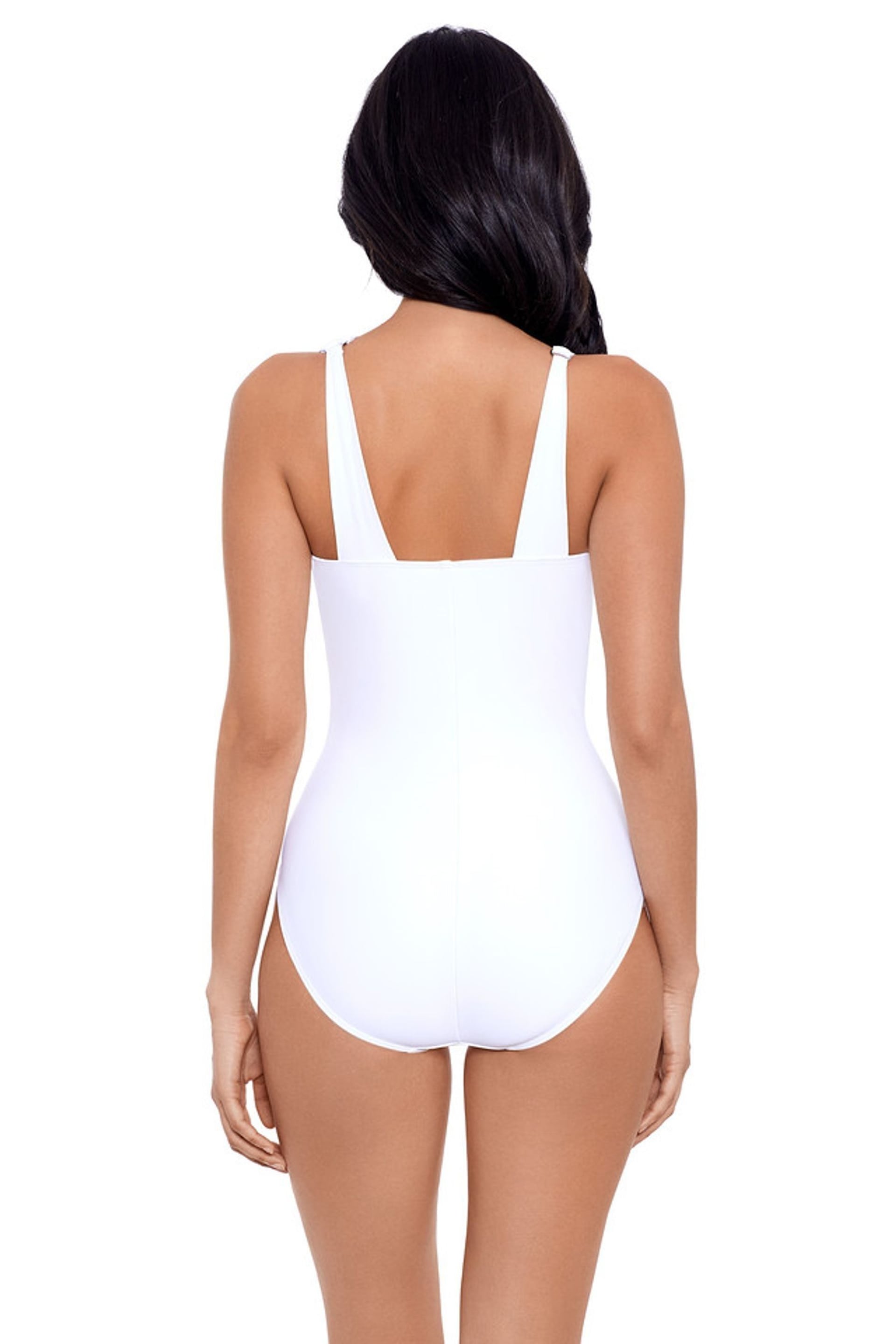 Miraclesuit Azura Tummy Control Network White Swimsuit - Image 3 of 5