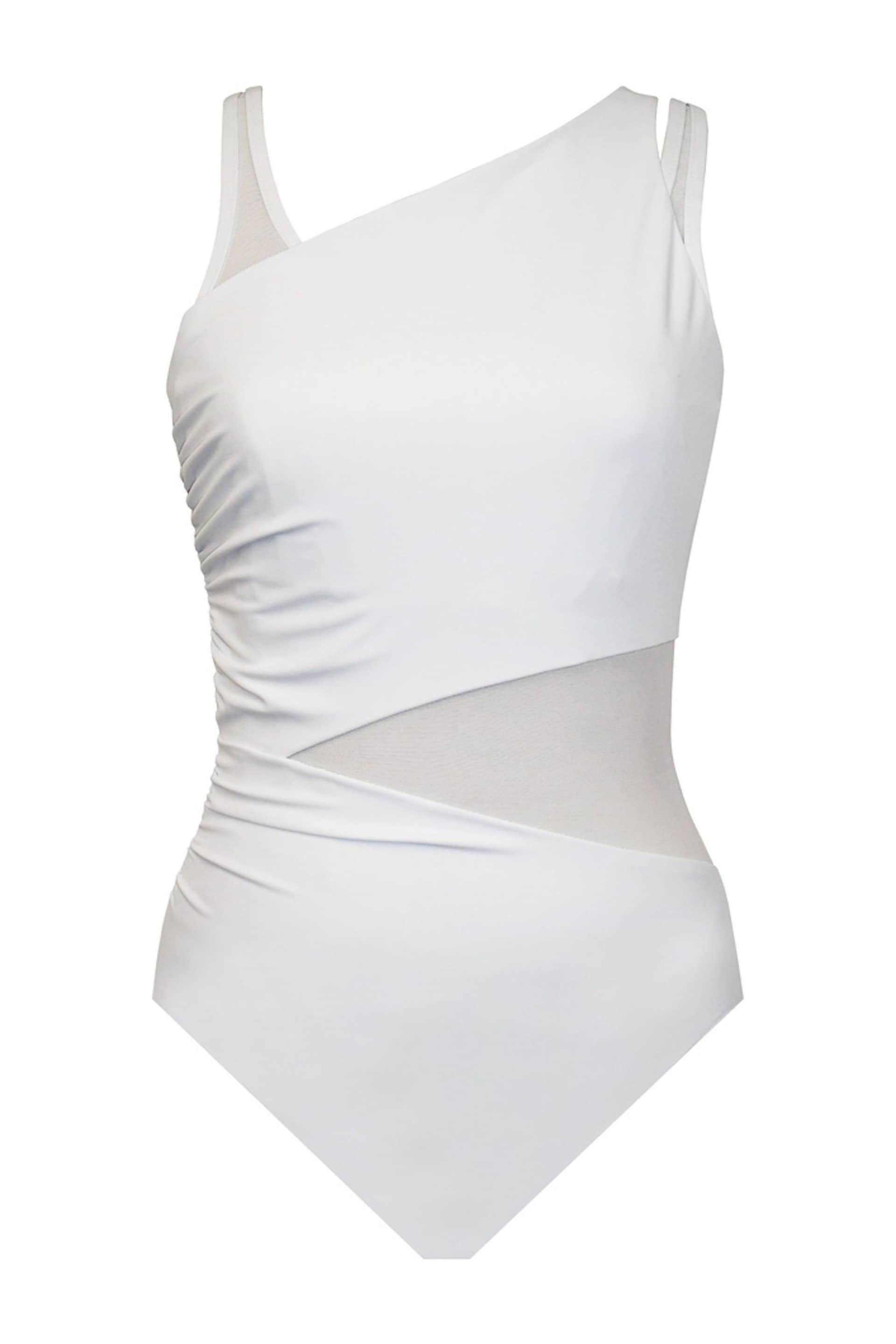 Miraclesuit Azura Tummy Control Network White Swimsuit - Image 5 of 5