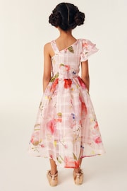 Baker by Ted Baker Floral One Shoulder Burnout Dress - Image 3 of 10