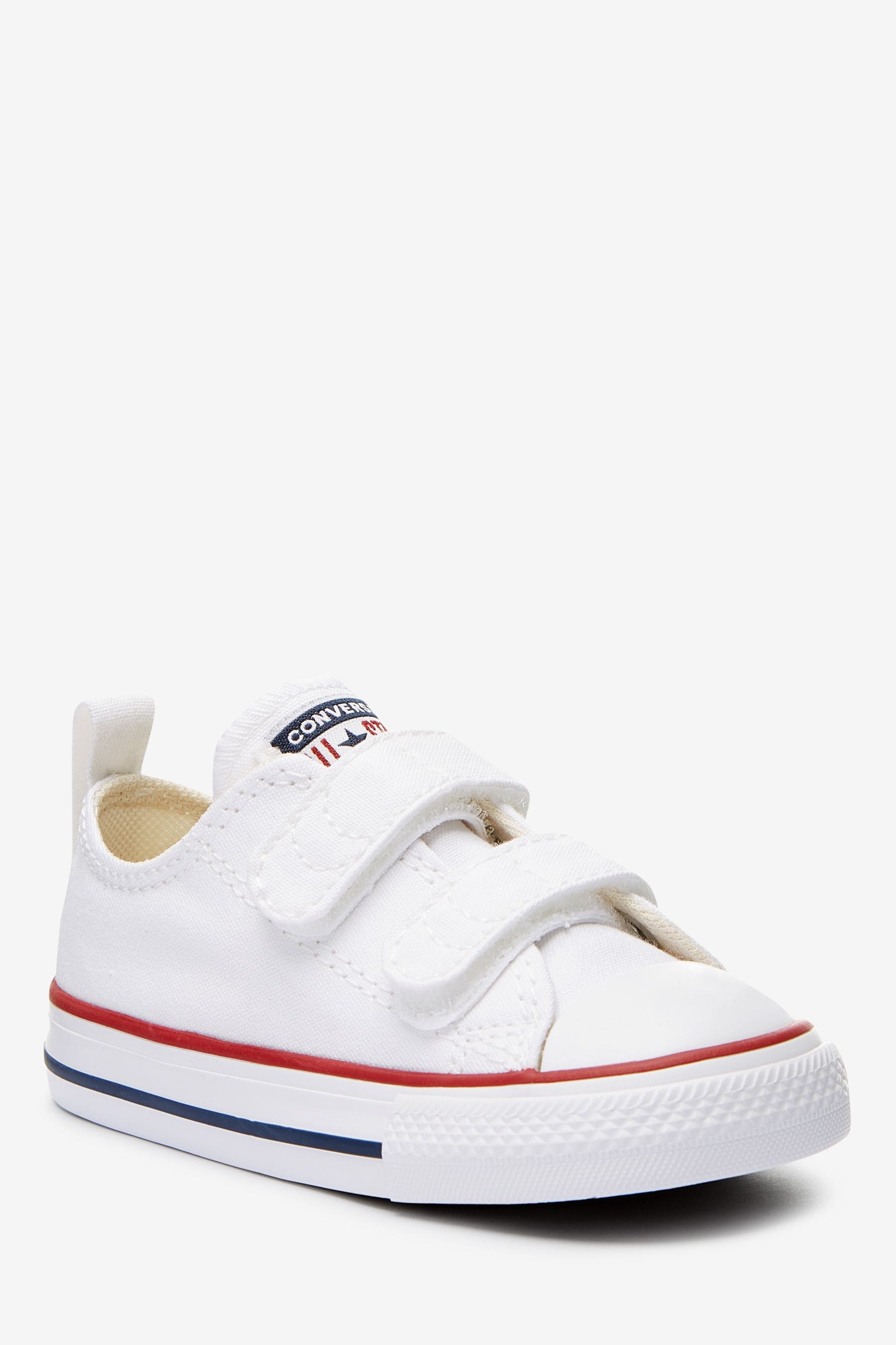 Baby converse white clearance