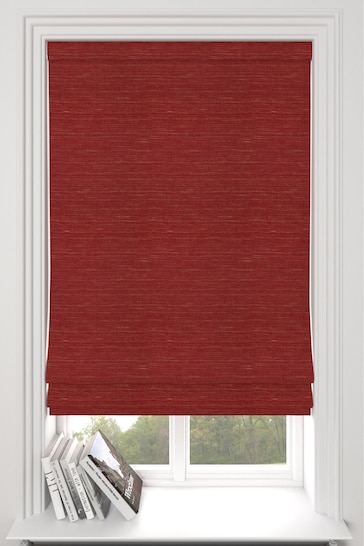 Cherry Red Voyage Maison Jasper Made To Measure Roman Blind