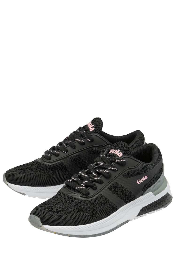 Gola Black Atomics 2 Mesh Lace-Up Ladies Training Trainers - Image 2 of 5