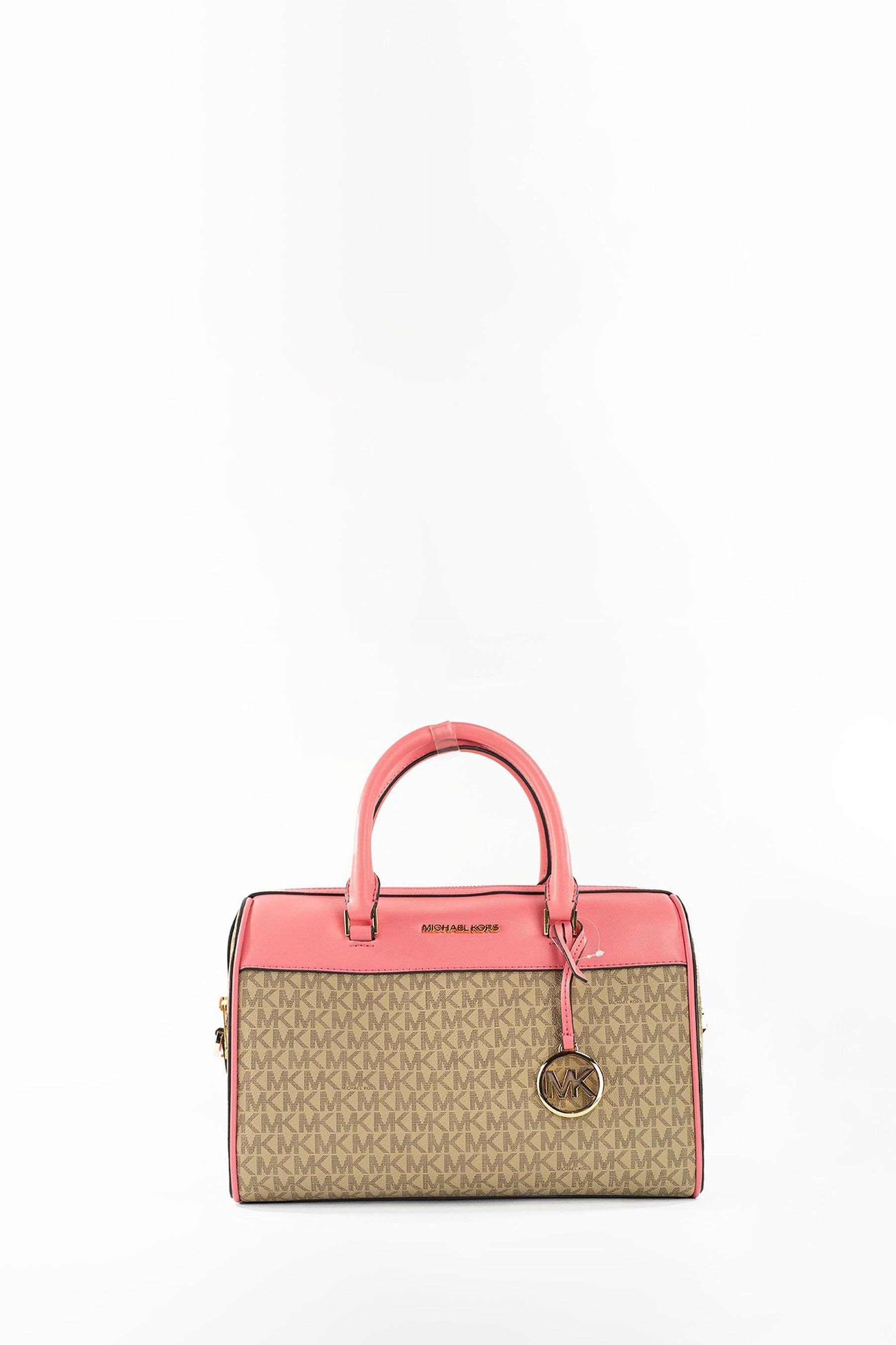 Michael kors shop duffle bag pink