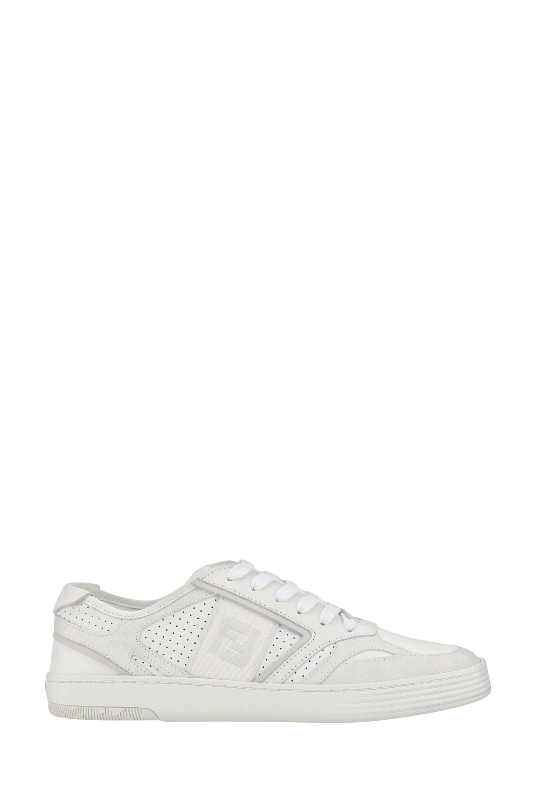 Fendi logo deals high top sneakers