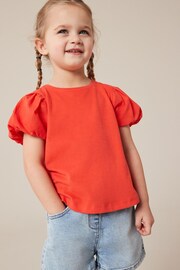 Red Puff Short Sleeve T-Shirt (3mths-7yrs) - Image 1 of 7