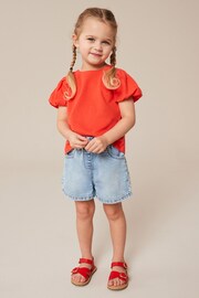 Red Puff Short Sleeve T-Shirt (3mths-7yrs) - Image 2 of 7