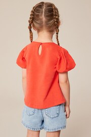 Red Puff Short Sleeve T-Shirt (3mths-7yrs) - Image 3 of 7