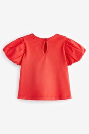 Red Puff Short Sleeve T-Shirt (3mths-7yrs) - Image 6 of 7