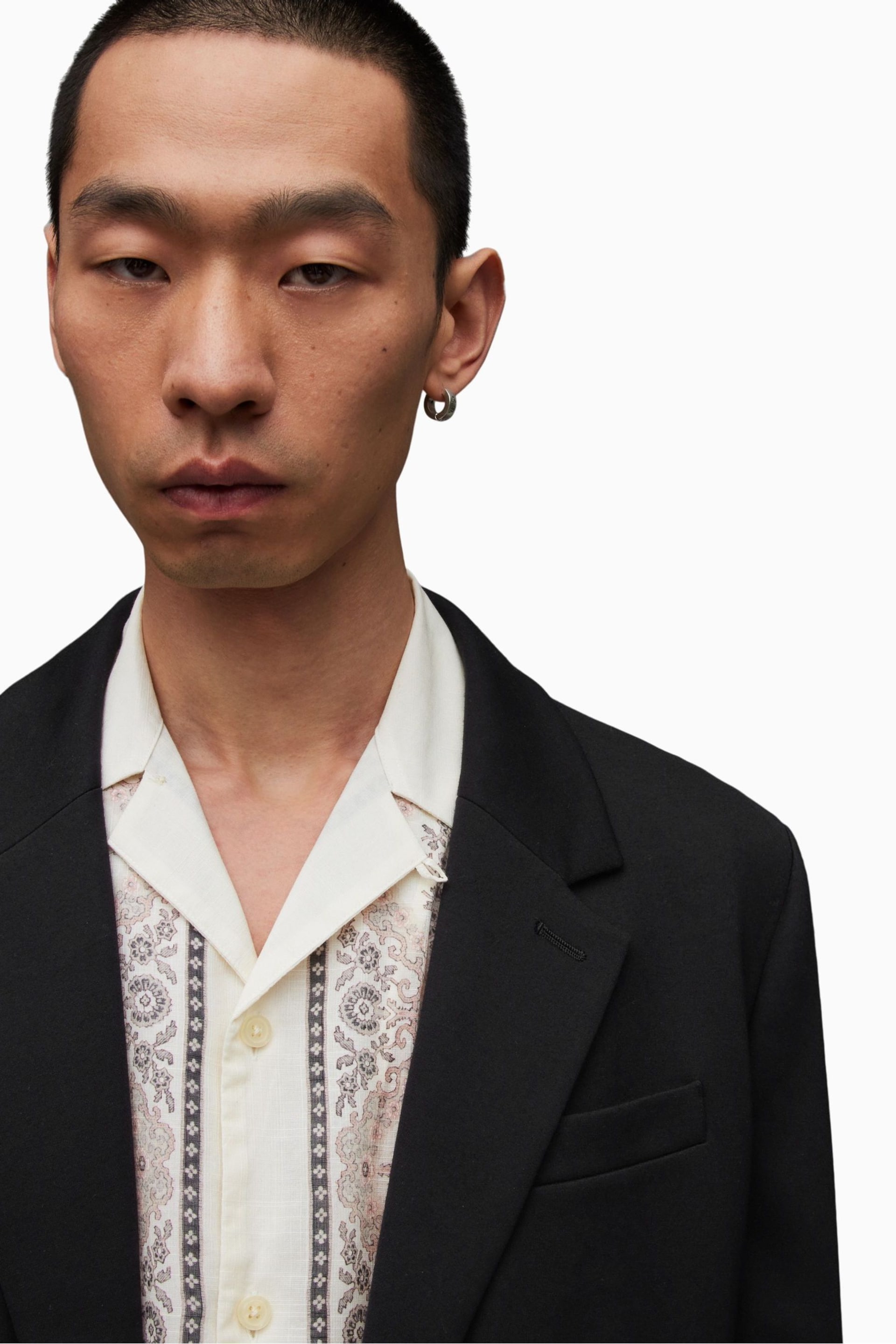 AllSaints Black Helm Blazer - Image 9 of 10