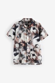 Black Blotch Short Sleeve Printed Shirt (3-16yrs) - Image 1 of 4