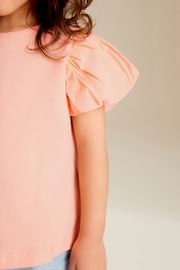 Peach Pink Puff Short Sleeve T-Shirt (3mths-7yrs) - Image 5 of 8