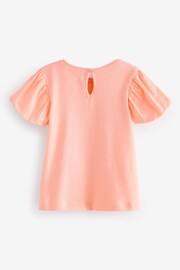 Peach Pink Puff Short Sleeve T-Shirt (3mths-7yrs) - Image 7 of 8