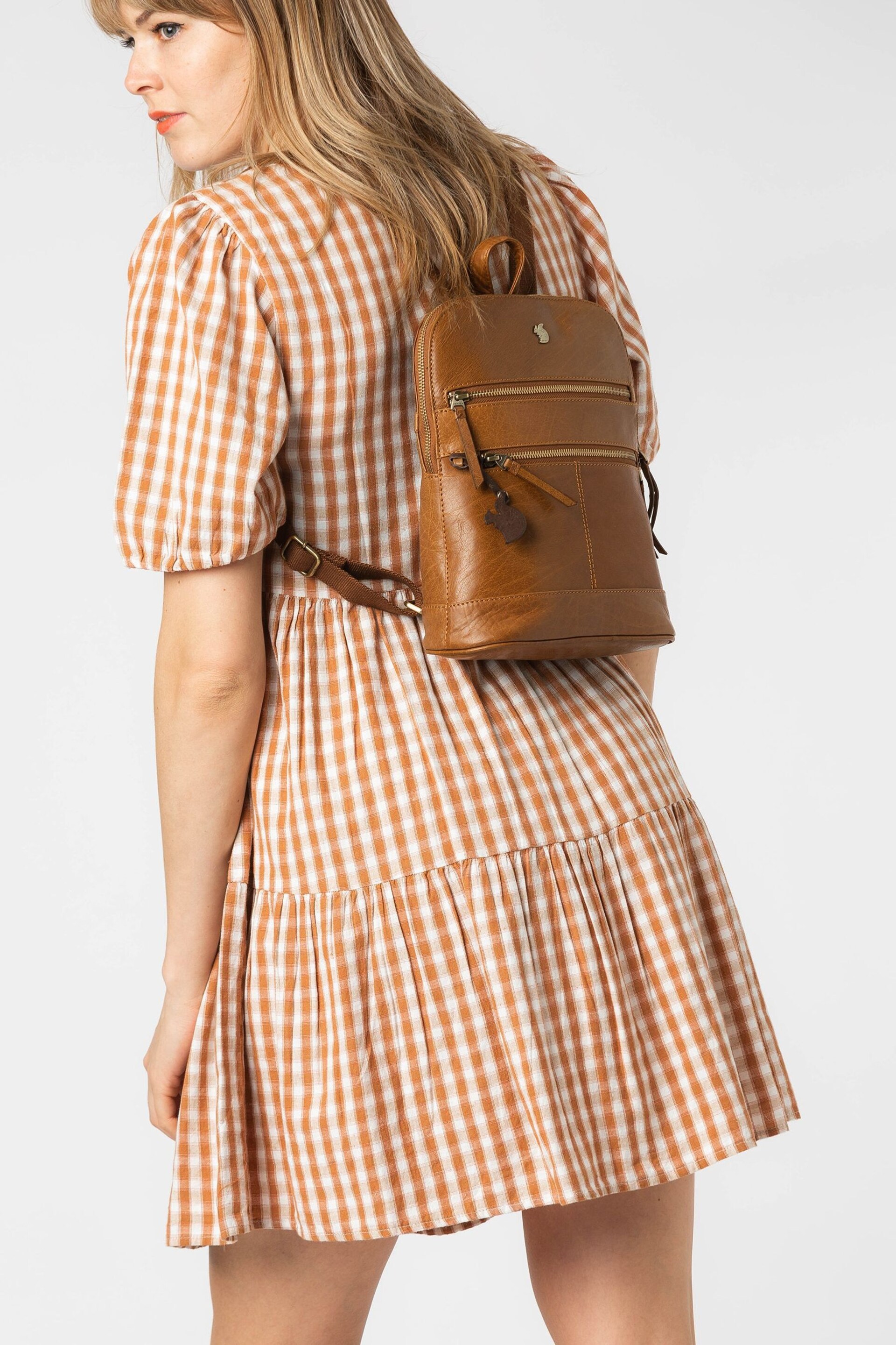 Conkca Francisca Leather Backpack - Image 1 of 6