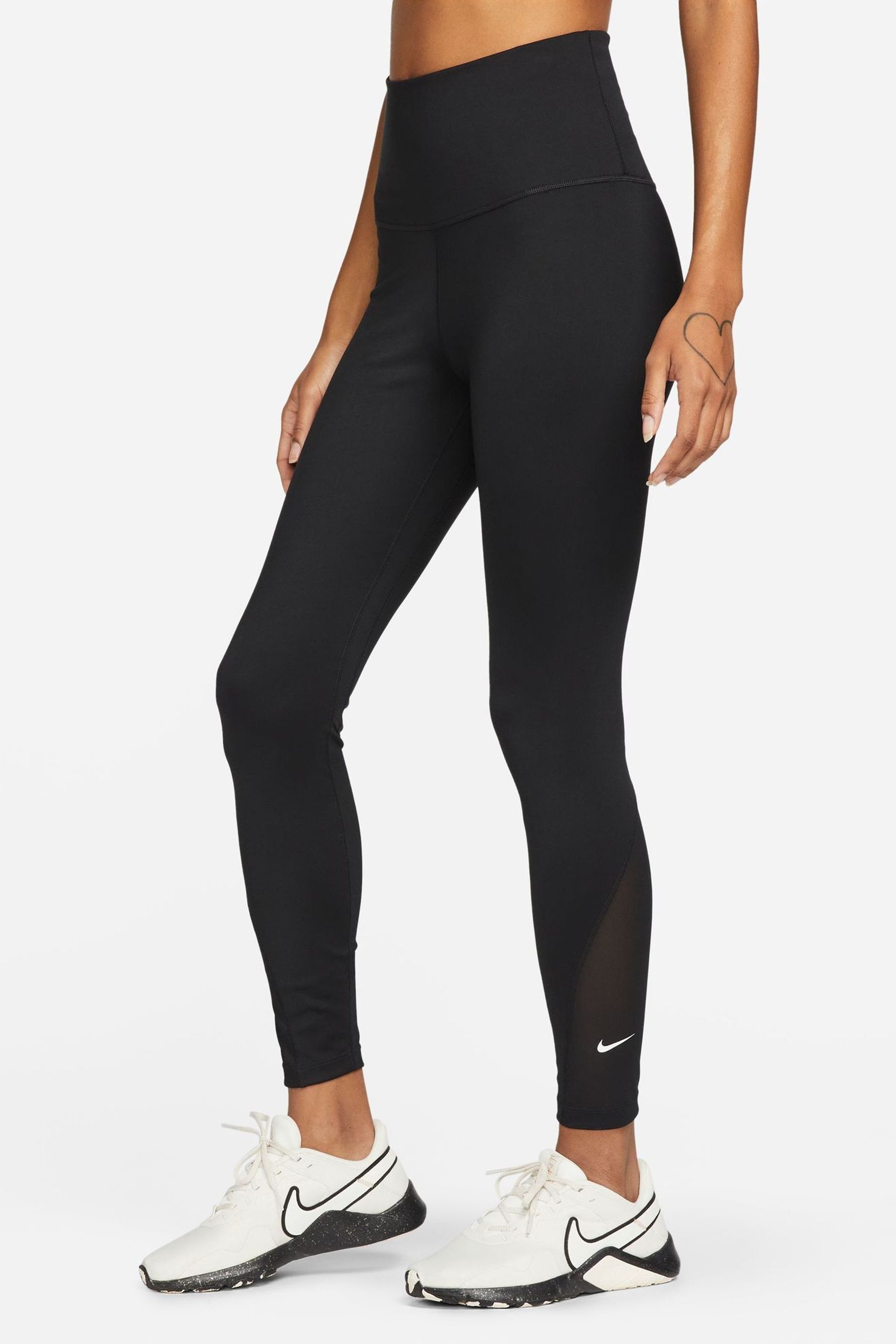 Buy Nike Black One High Waisted 7 8 Leggings from Next Malta