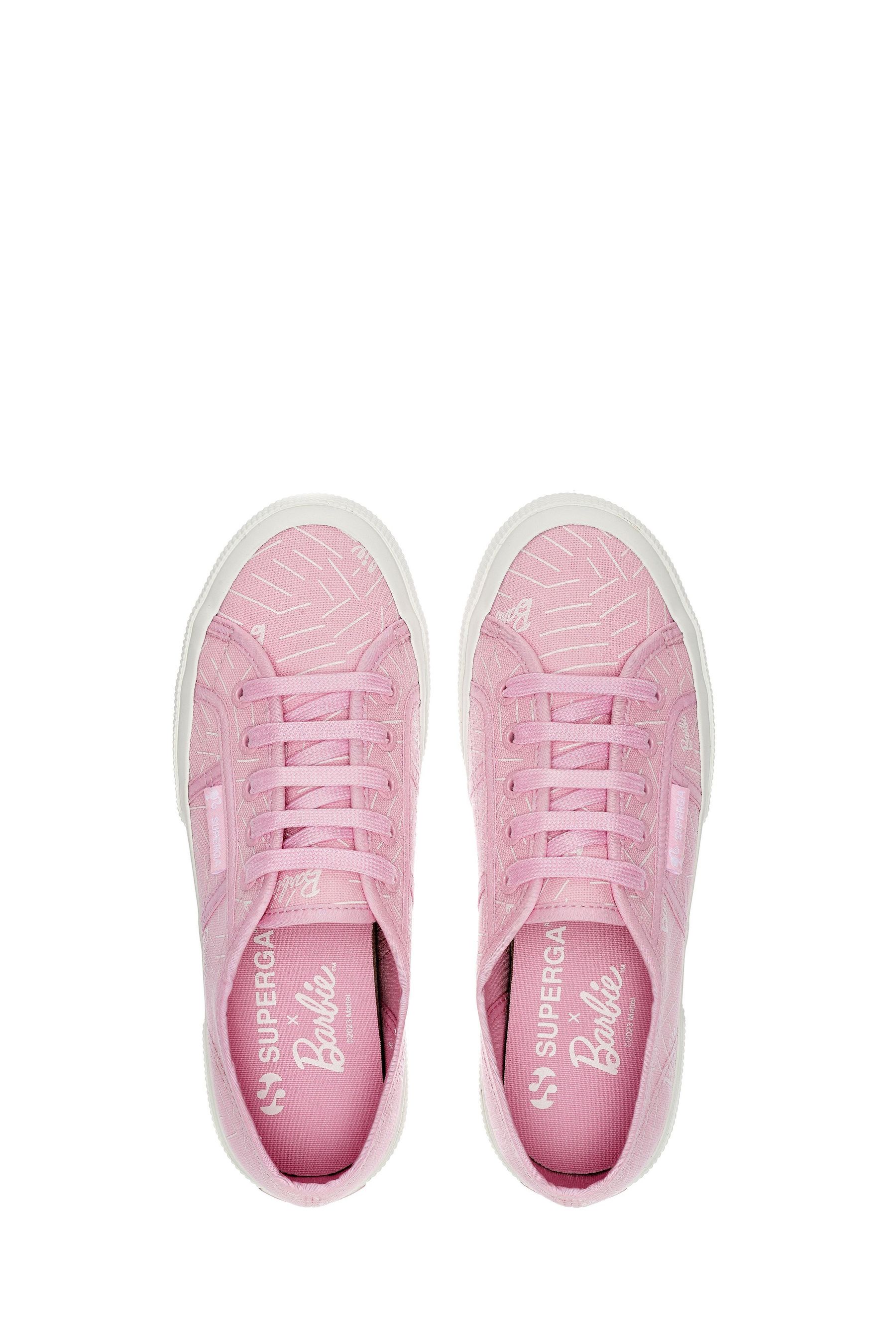 Buy Superga Pink 2750 Barbie Print Trainers from Next Luxembourg