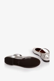Penelope Chilvers Silver Rock And Roll Leather Shoes - Image 4 of 6
