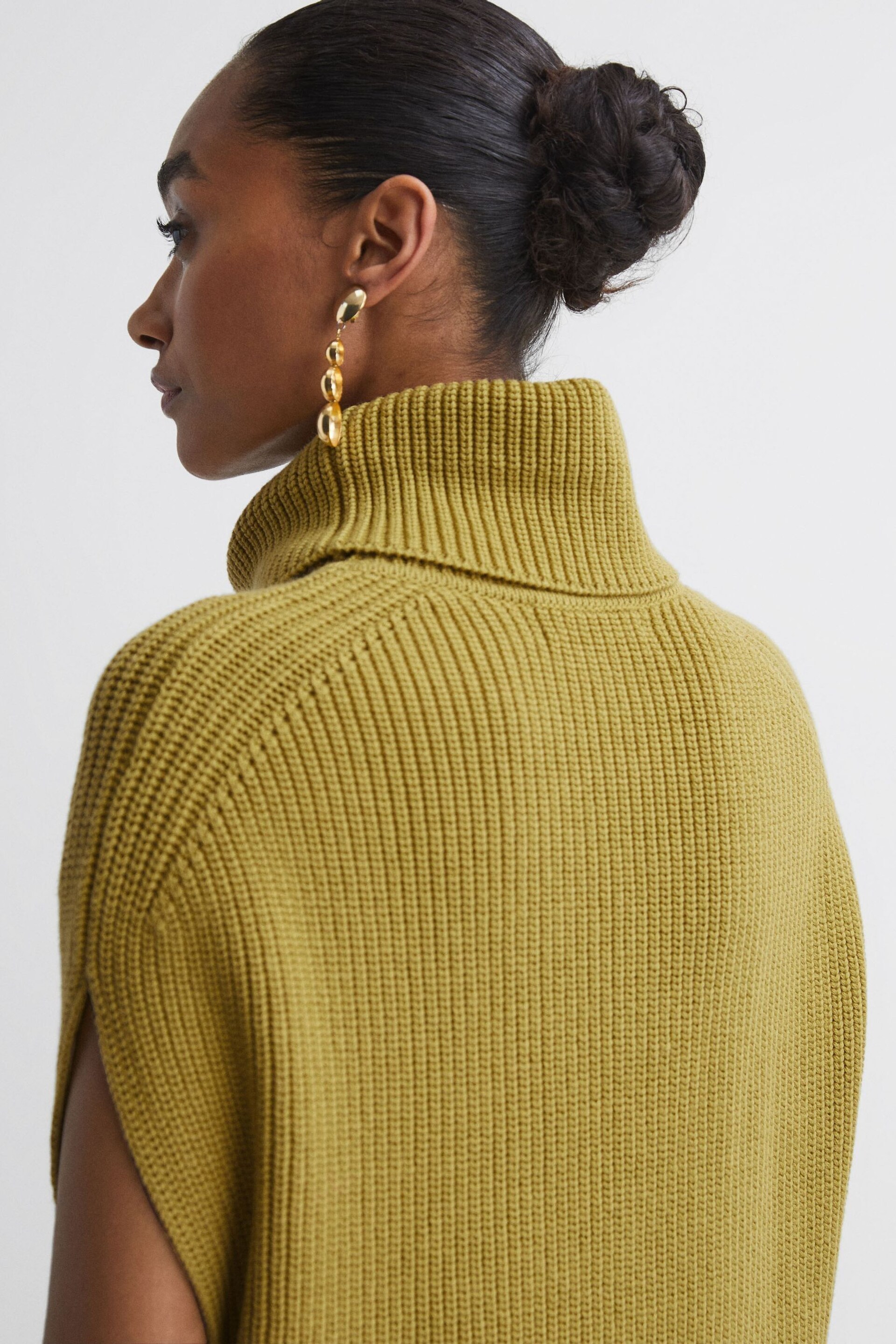 Florere Knitted Roll Neck Top - Image 4 of 6