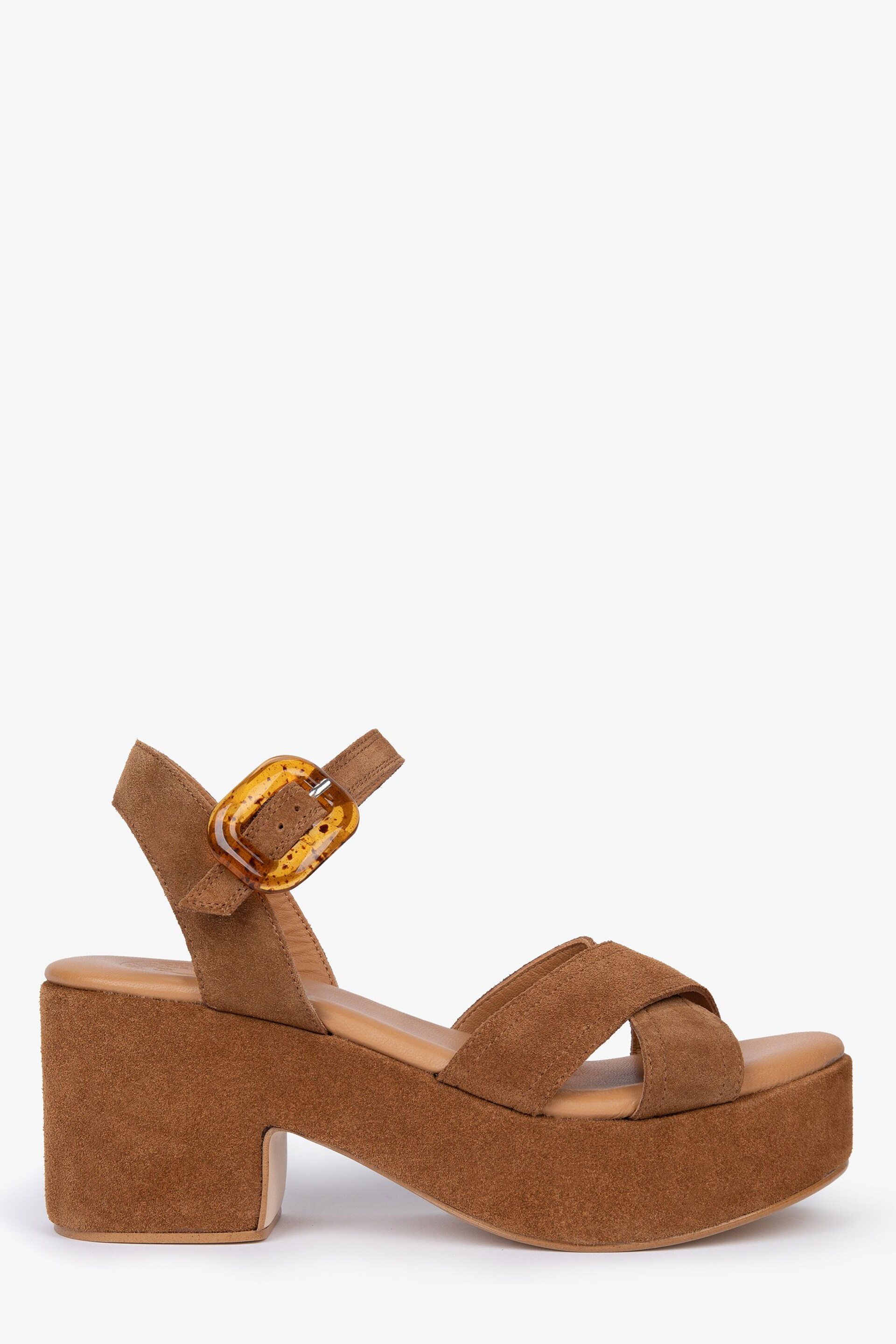 Penelope Chilvers Bella Suede Brown Sandals - Image 2 of 5