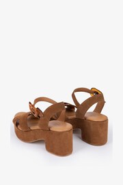 Penelope Chilvers Bella Suede Brown Sandals - Image 3 of 5
