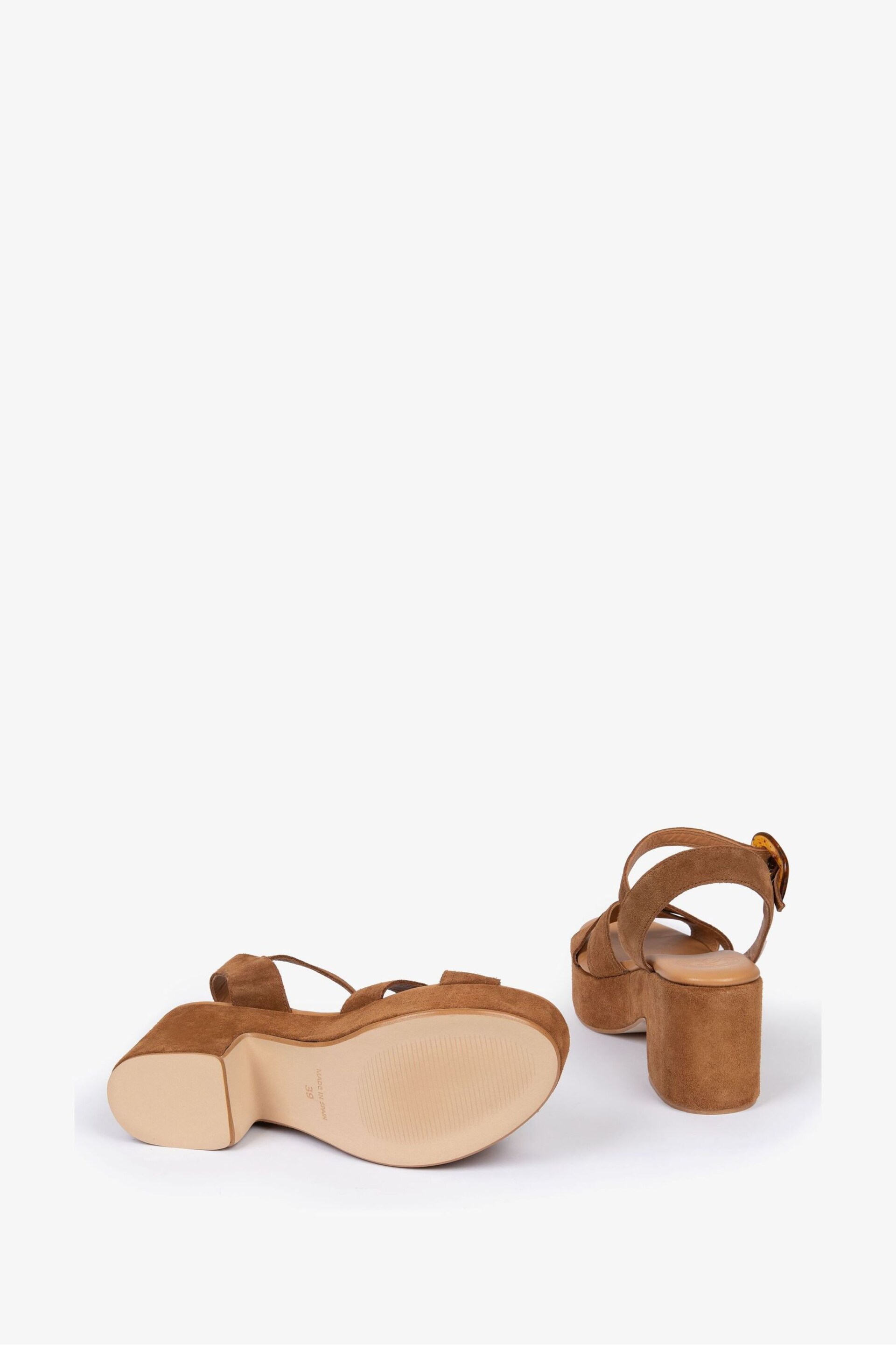 Penelope Chilvers Bella Suede Brown Sandals - Image 4 of 5