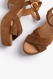 Penelope Chilvers Bella Suede Brown Sandals - Image 5 of 5