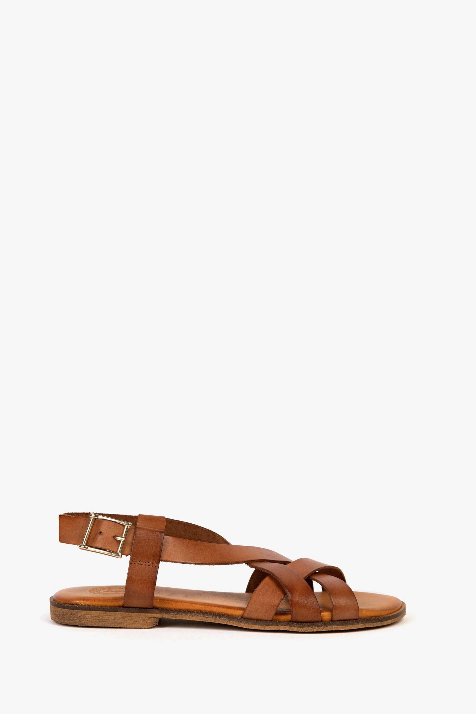 Penelope Chilvers Buttercup Brown Leather Sandals - Image 1 of 5