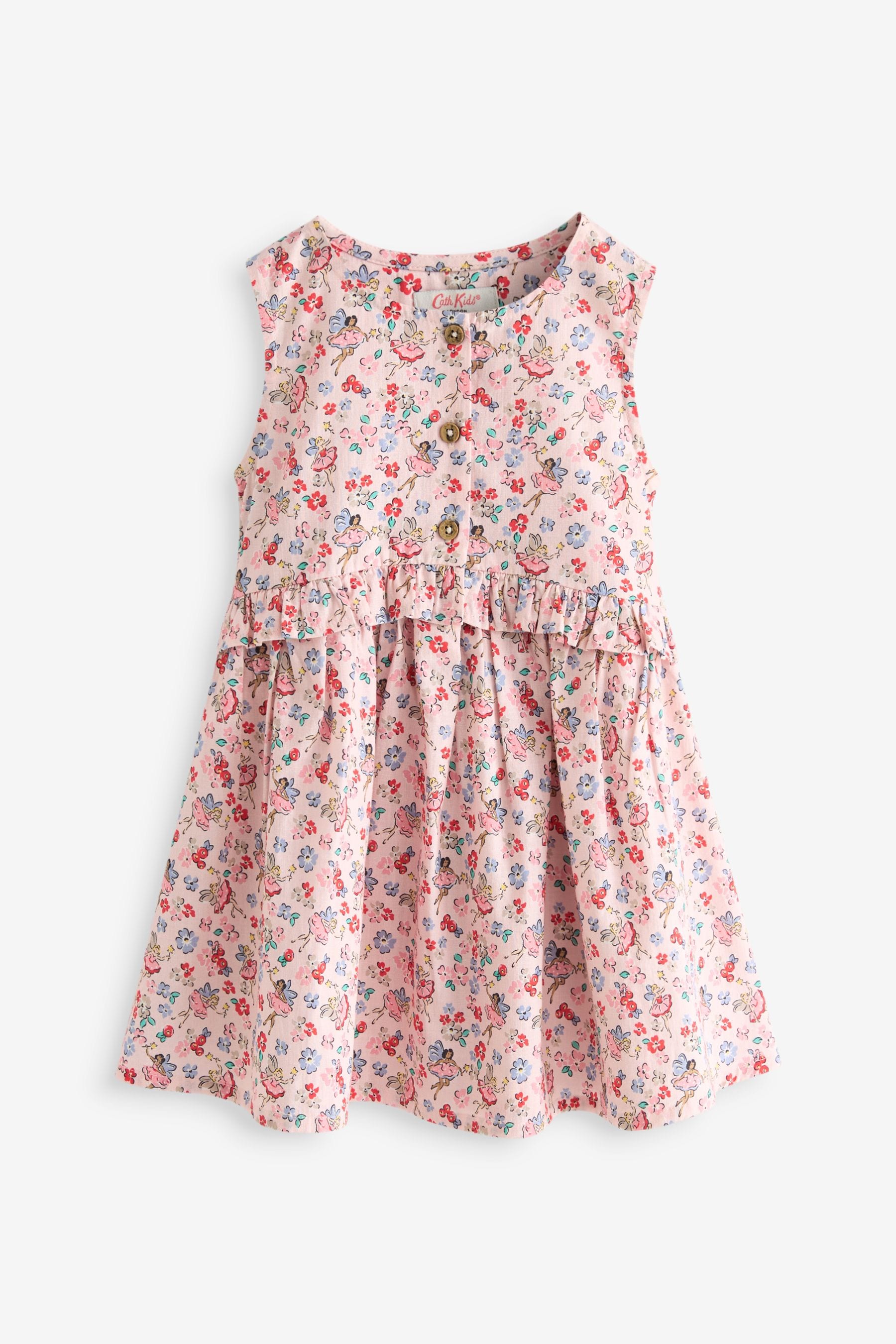Buy Cath Kidston Pink Floral Fairy Print 100 Cotton Peplum Dress 3mths 8yrs 3mths 8yrs from the Next UK online shop