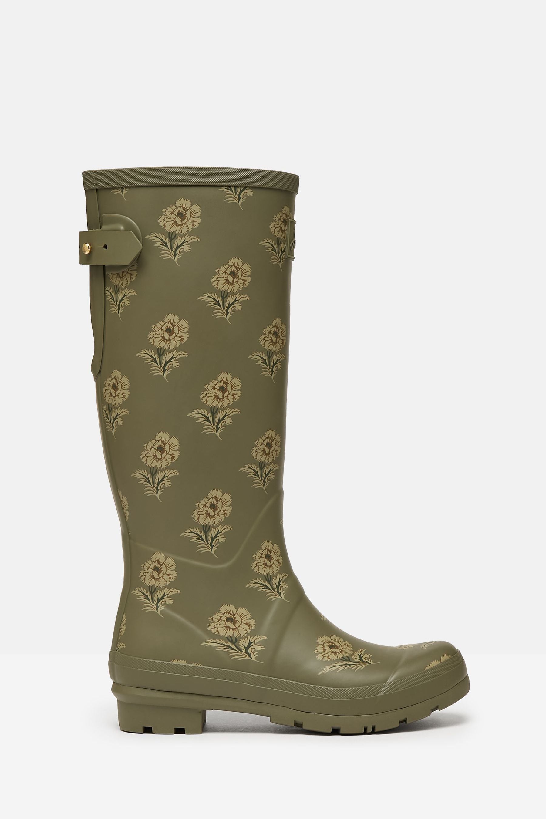Buy Joules Printed Green Floral Adjustable Tall Wellies from Next USA