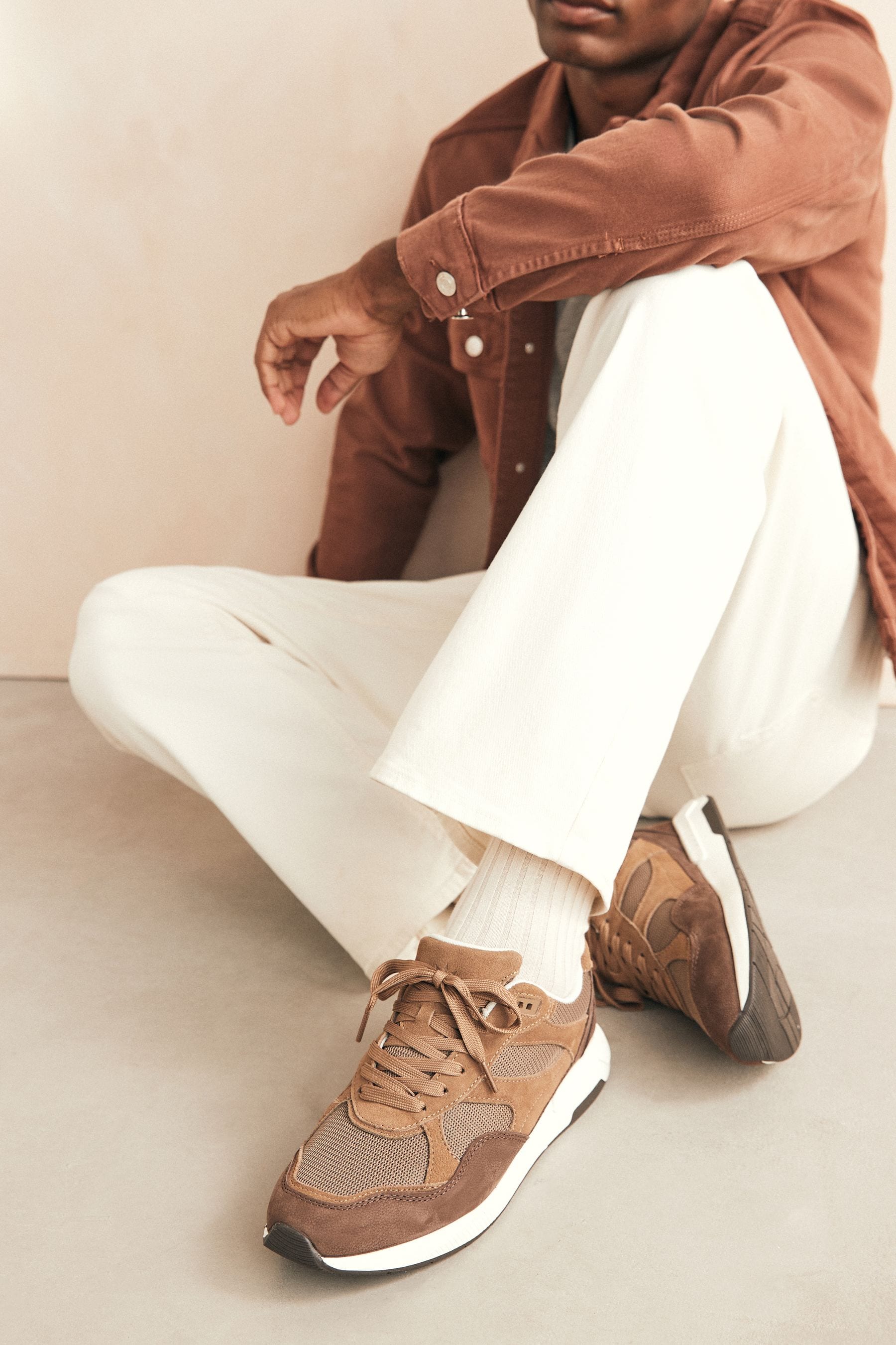Leather Runner Trainers
