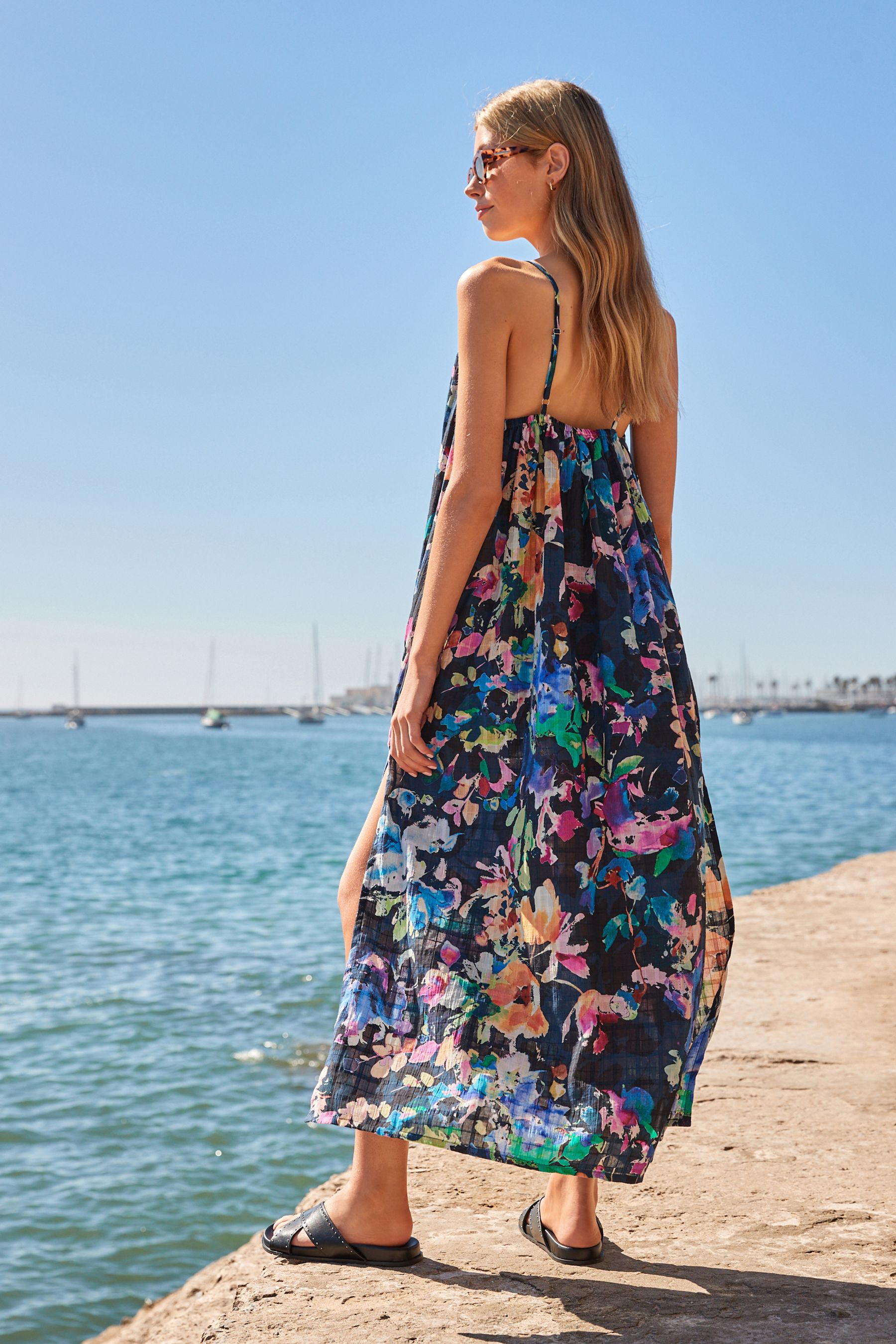 Next navy floral dress shop