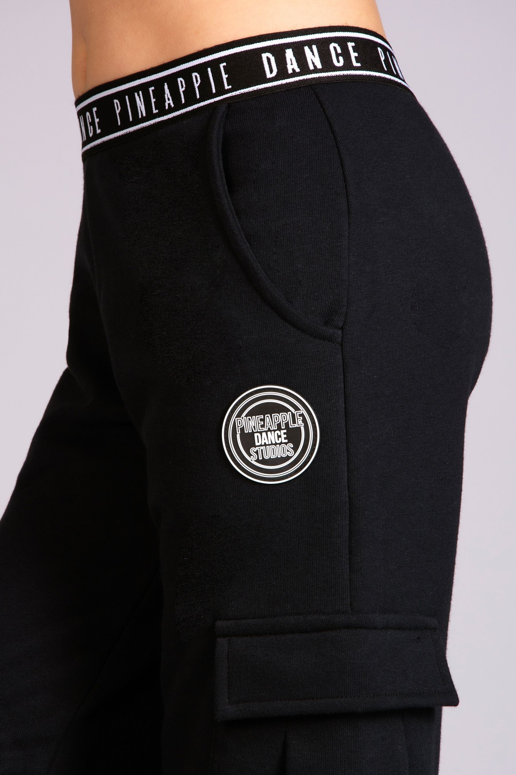 Buy Pineapple Black Wide Leg Girls Cargo Joggers from Next Ireland