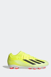 adidas Yellow Football X Crazyfast League Multi-Ground Adult Boots - Image 1 of 9