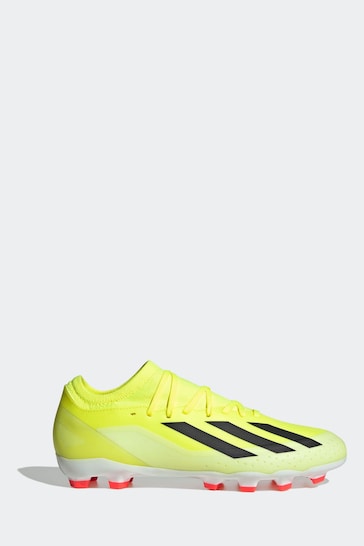 adidas Yellow Football X Crazyfast League Multi-Ground Adult Boots