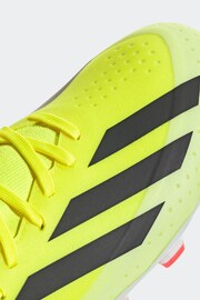 adidas Yellow Football X Crazyfast League Multi-Ground Adult Boots - Image 8 of 9