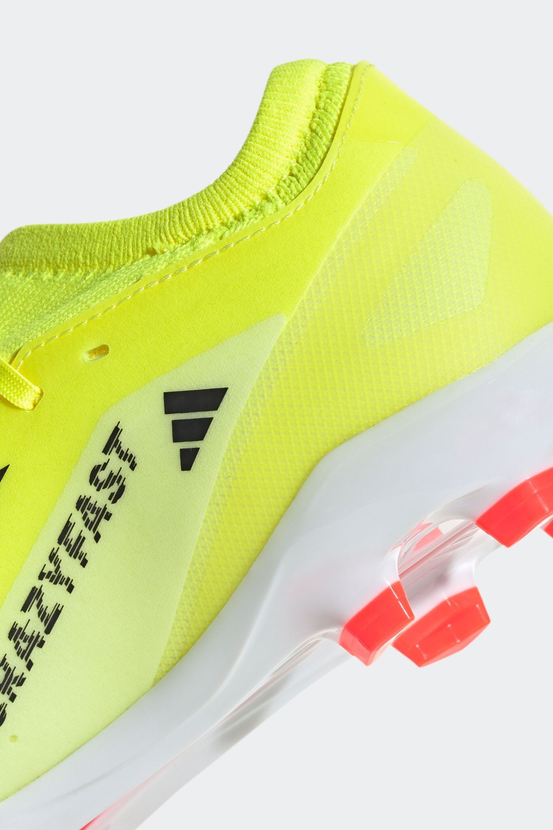 adidas Yellow Football X Crazyfast League Multi-Ground Adult Boots - Image 9 of 9