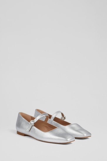 LK Bennett Willow Leather Mary Jane Shoes
